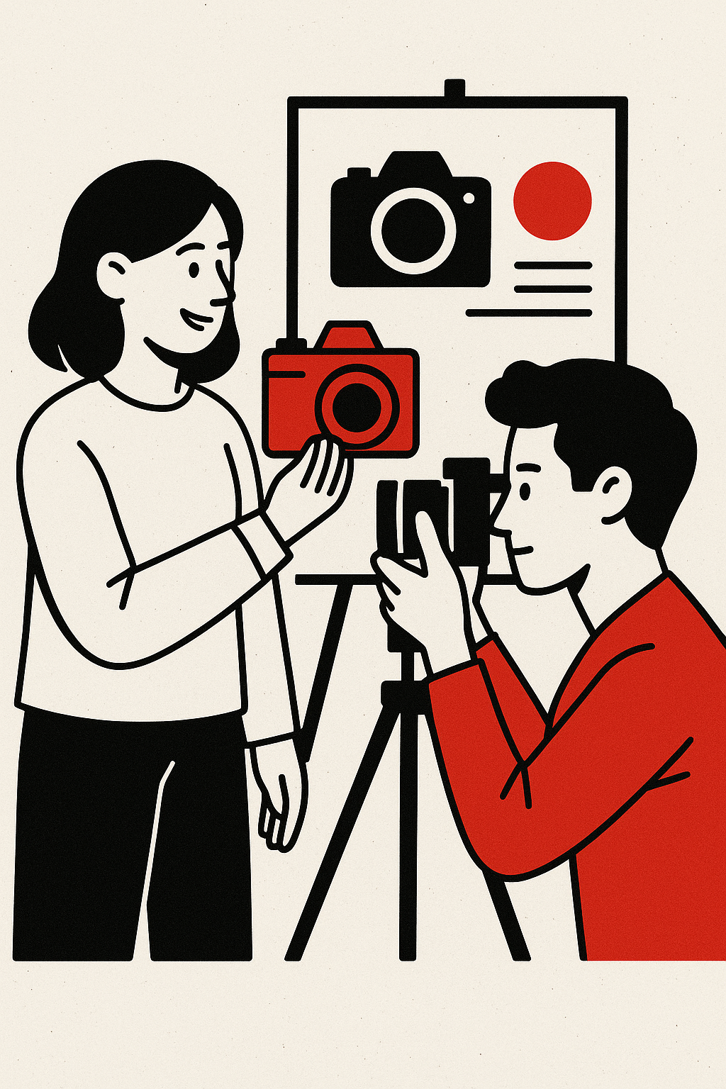 Nous formons aux techniques photographiques